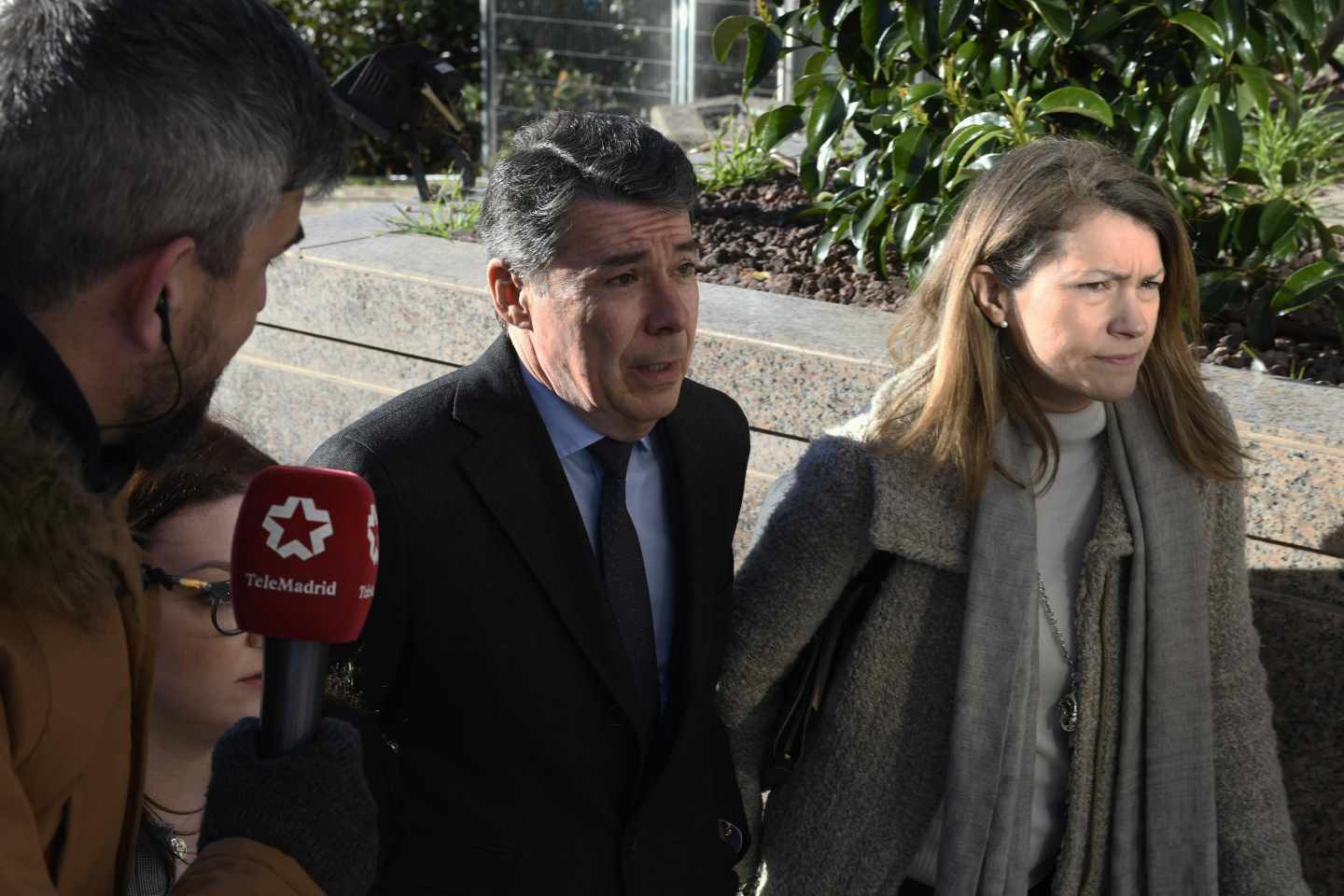 Ignacio González, a su llegada a los tribunales por el caso espías del PP.