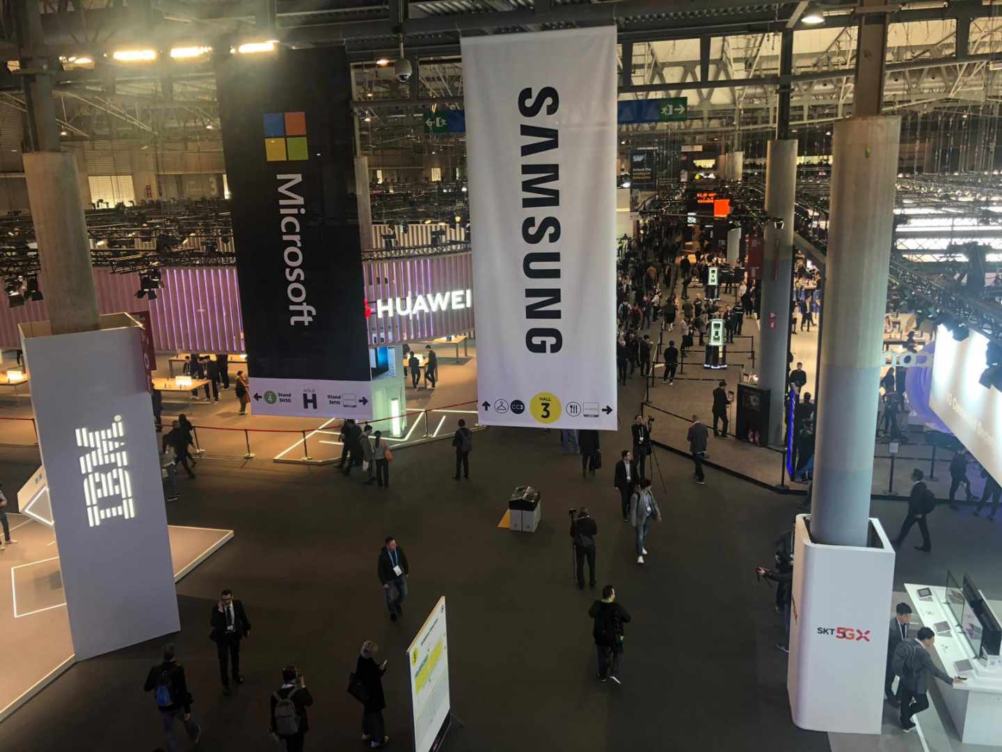 Mobile World Congress, durante su jornada de inauguración.