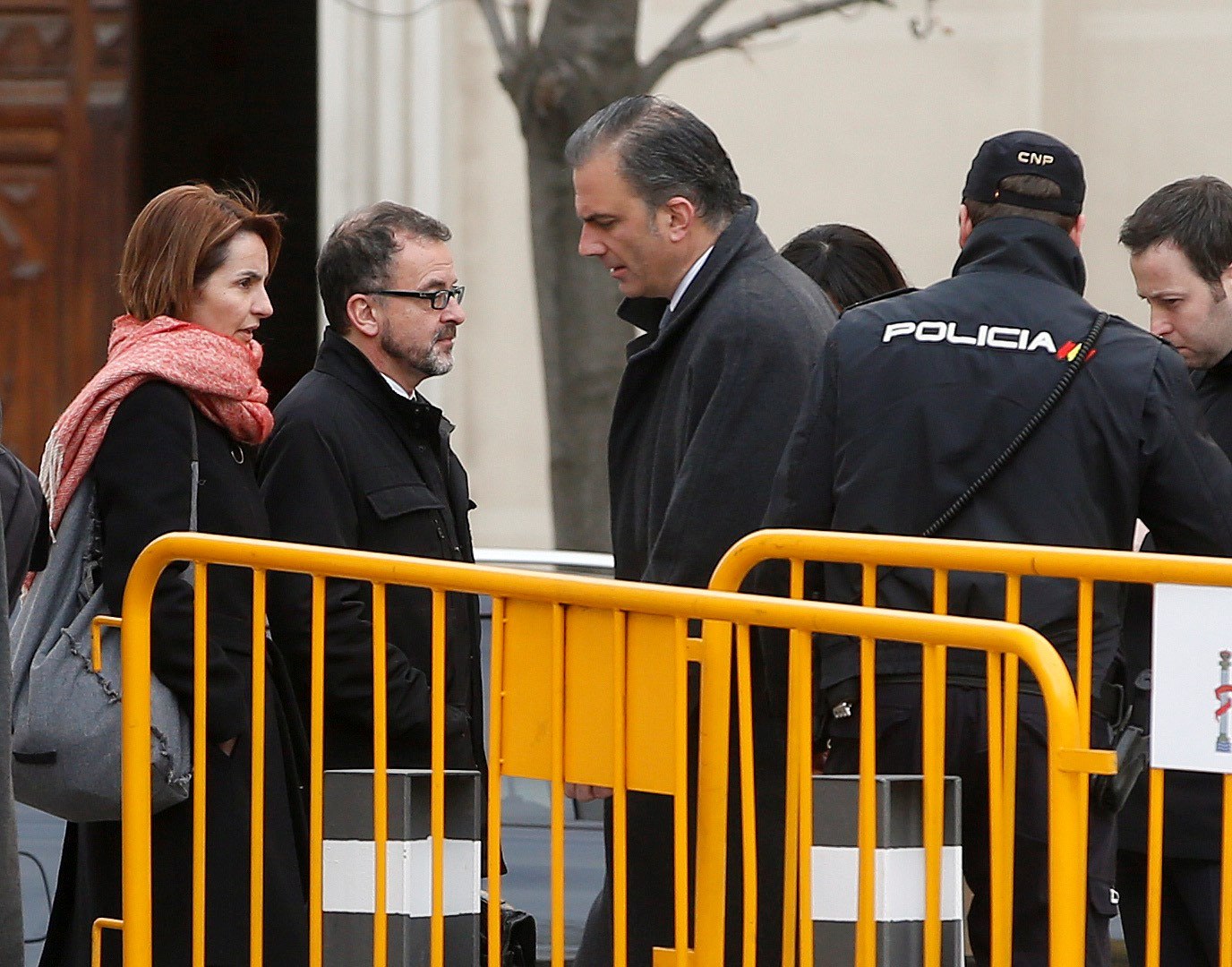 Javier Ortega Smith, antes de una de las sesiones del juicio del procés.