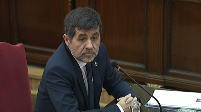 Jordi Sánchez, durante el juicio del procés.