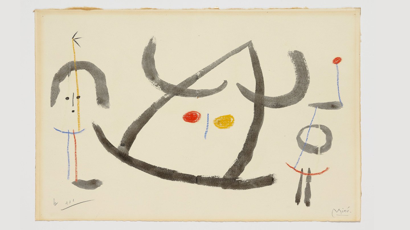 Joan Miro, L'enfançe d'Ubu, circa 1953 - Galería Jorge Alcolea