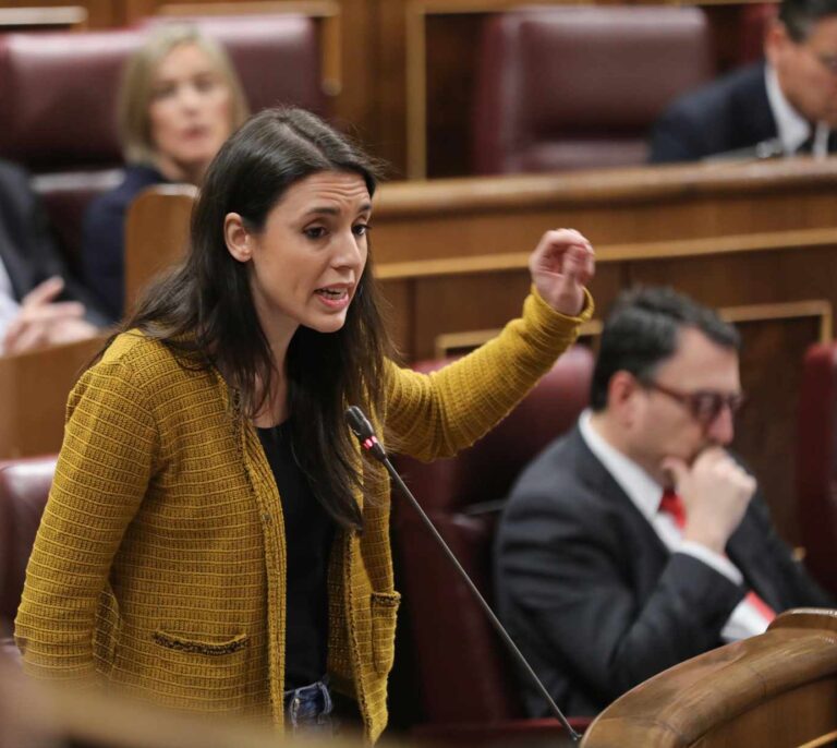 Irene Montero desdeña el Pacto de Toledo: "Quien quiera pensiones dignas, que haga una ley"