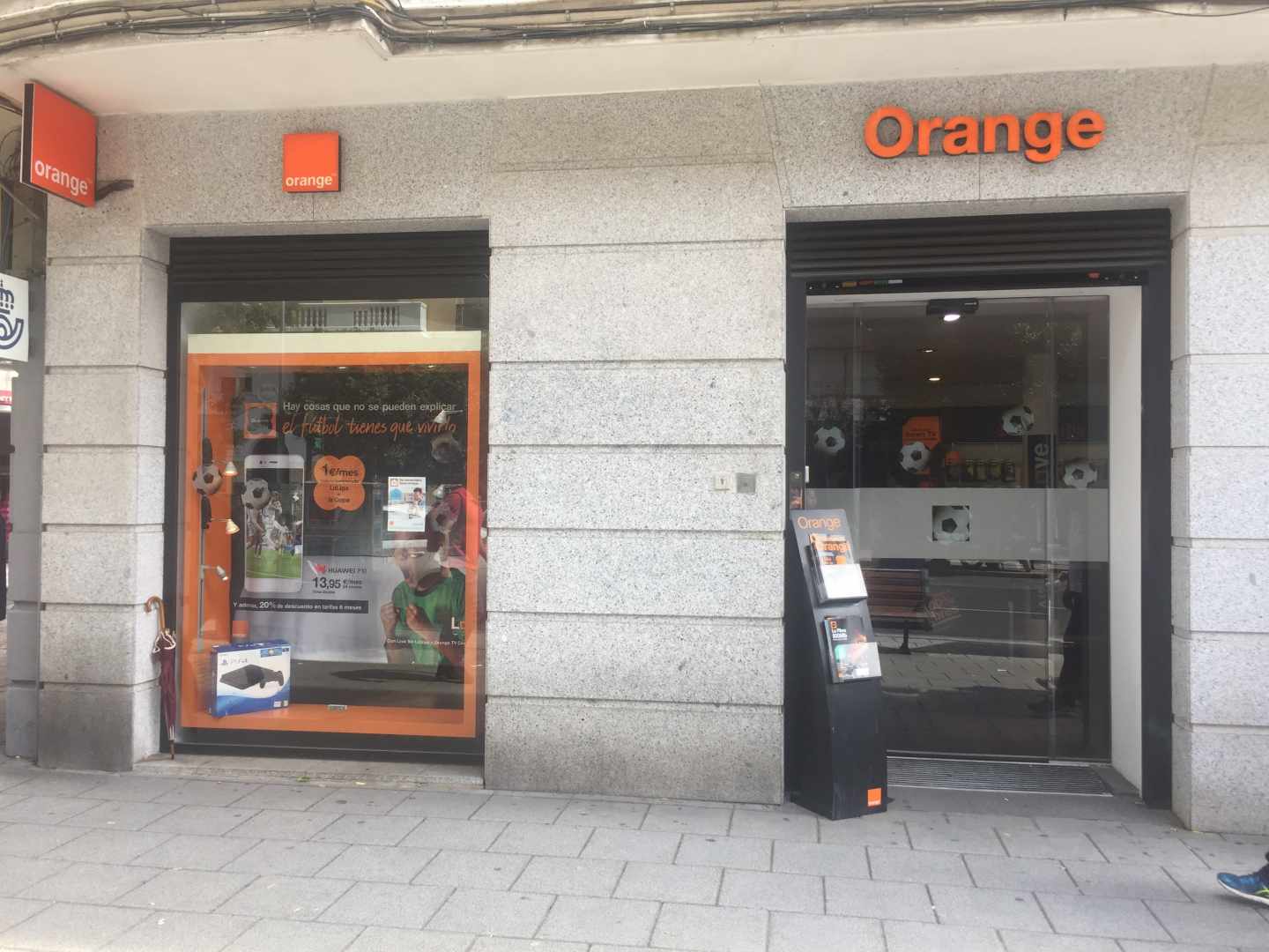 Tienda del grupo de telecomunicaciones Orange.