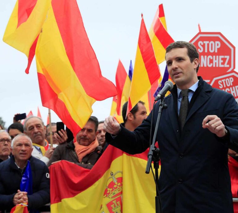 Casado rebaja las expectativas sobre la moción: "No da la suma"