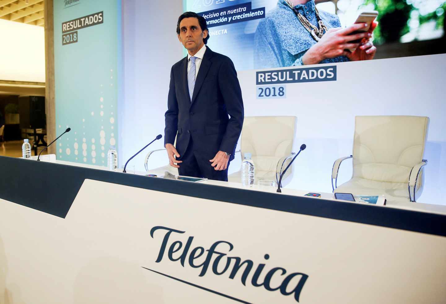 El presidente de Telefónica, José María Álvarez-Pallete