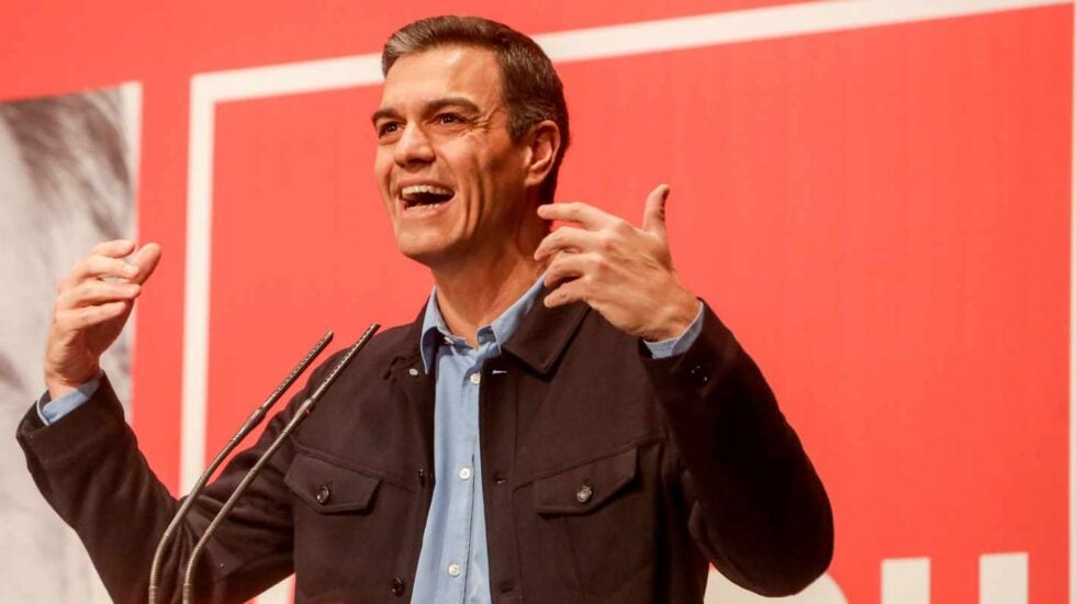 Pedro Sánchez, en un acto como secretario general del PSOE.