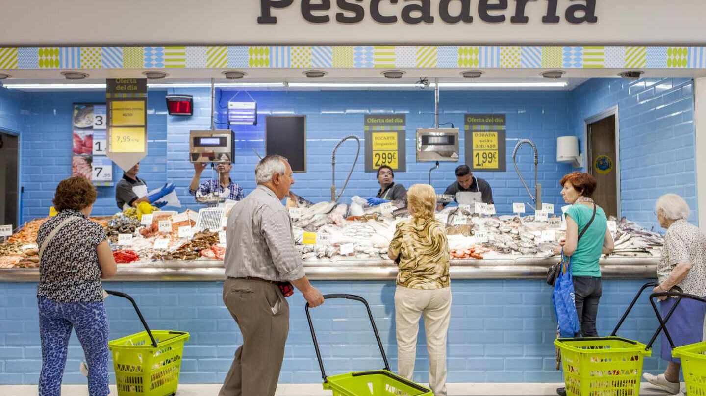 Primera huelga contra el ERE de Dia en los supermercados de Vizcaya.