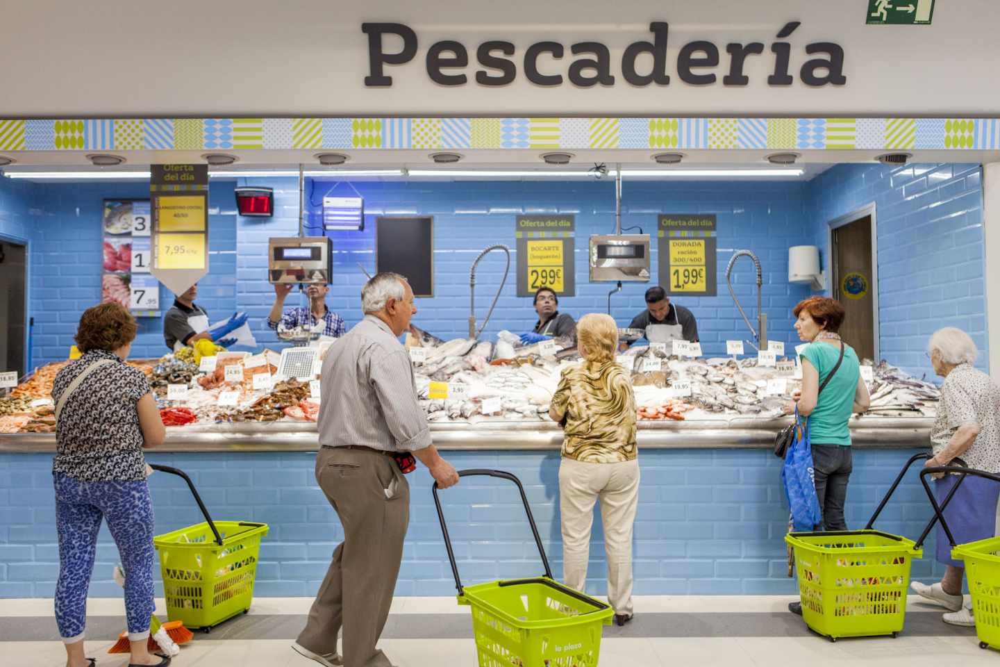 Primera huelga contra el ERE de Dia en los supermercados de Vizcaya.