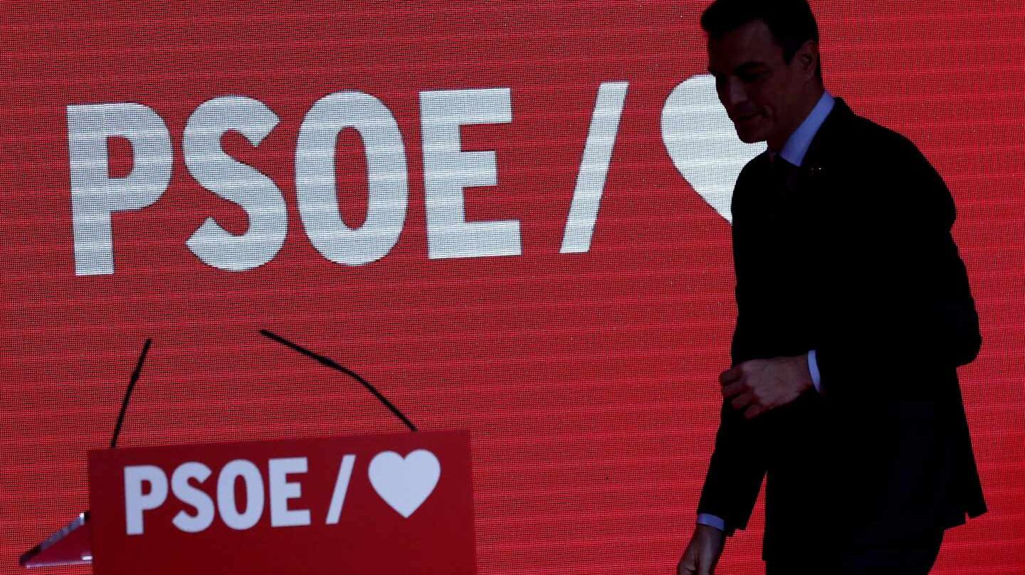 Pedro Sánchez, en la presentación de la campaña.