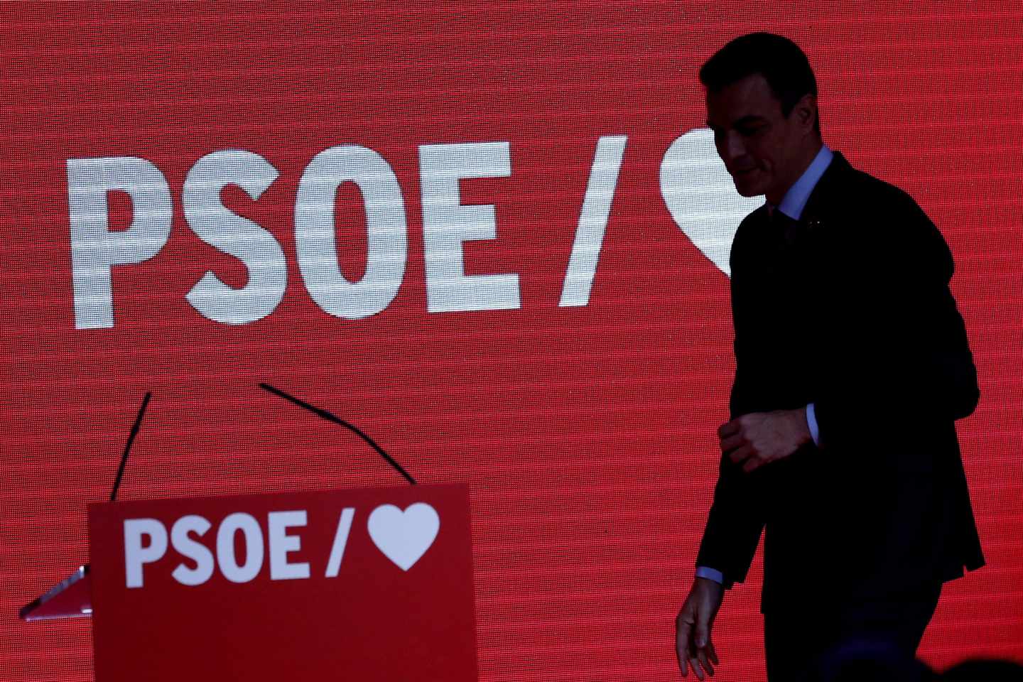 Pedro Sánchez, en la presentación de la campaña.