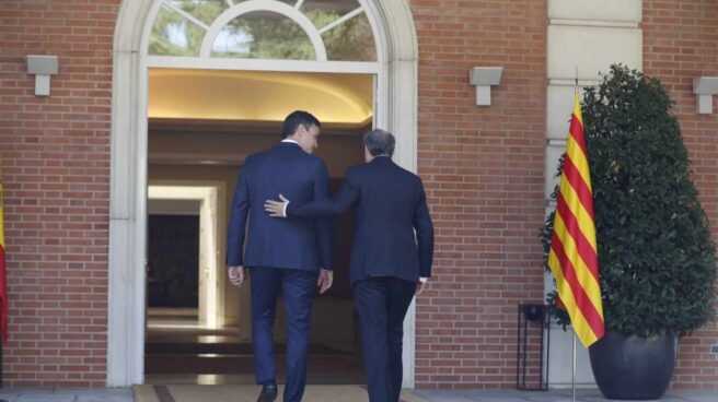 Pedro Sánchez y Quim Torra en Moncloa.