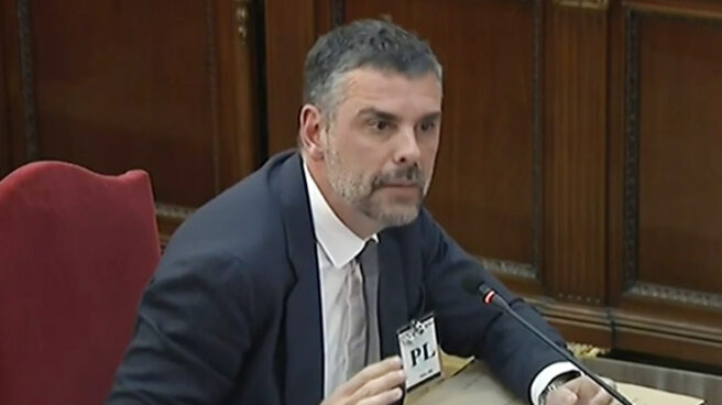 El ex conseller Santi Vila, en el juicio del procés.