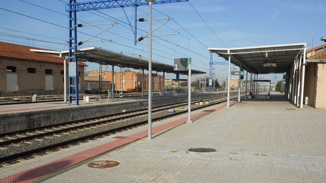 Estación de tren de Tardienta.