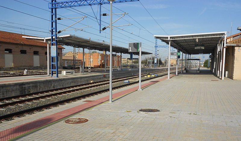 Estación de tren de Tardienta.