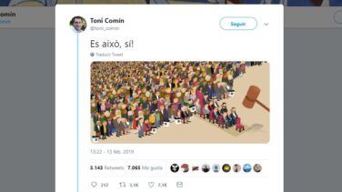 El desprecio de Comín a Santi Vila: le borra de una viñeta sobre el juicio del procés