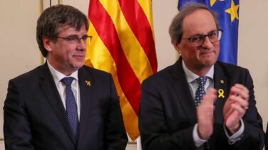 Puigdemont frena el adelanto electoral con el que Torra quería responder a ERC
