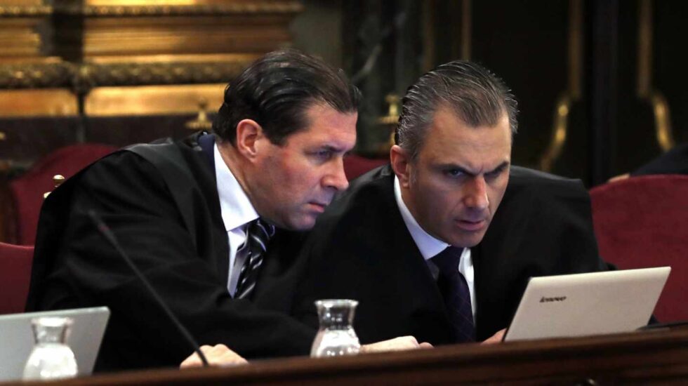 Juicio al procés: los abogados de Vox Pedro Fernández y Javier Ortega.