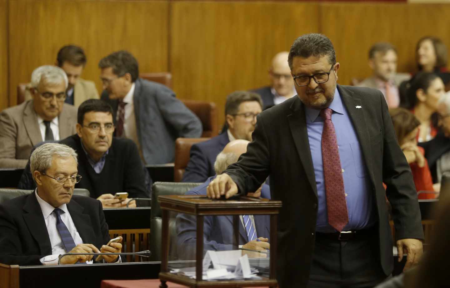 Francisco Serrano, líder de Vox en Andalucía.