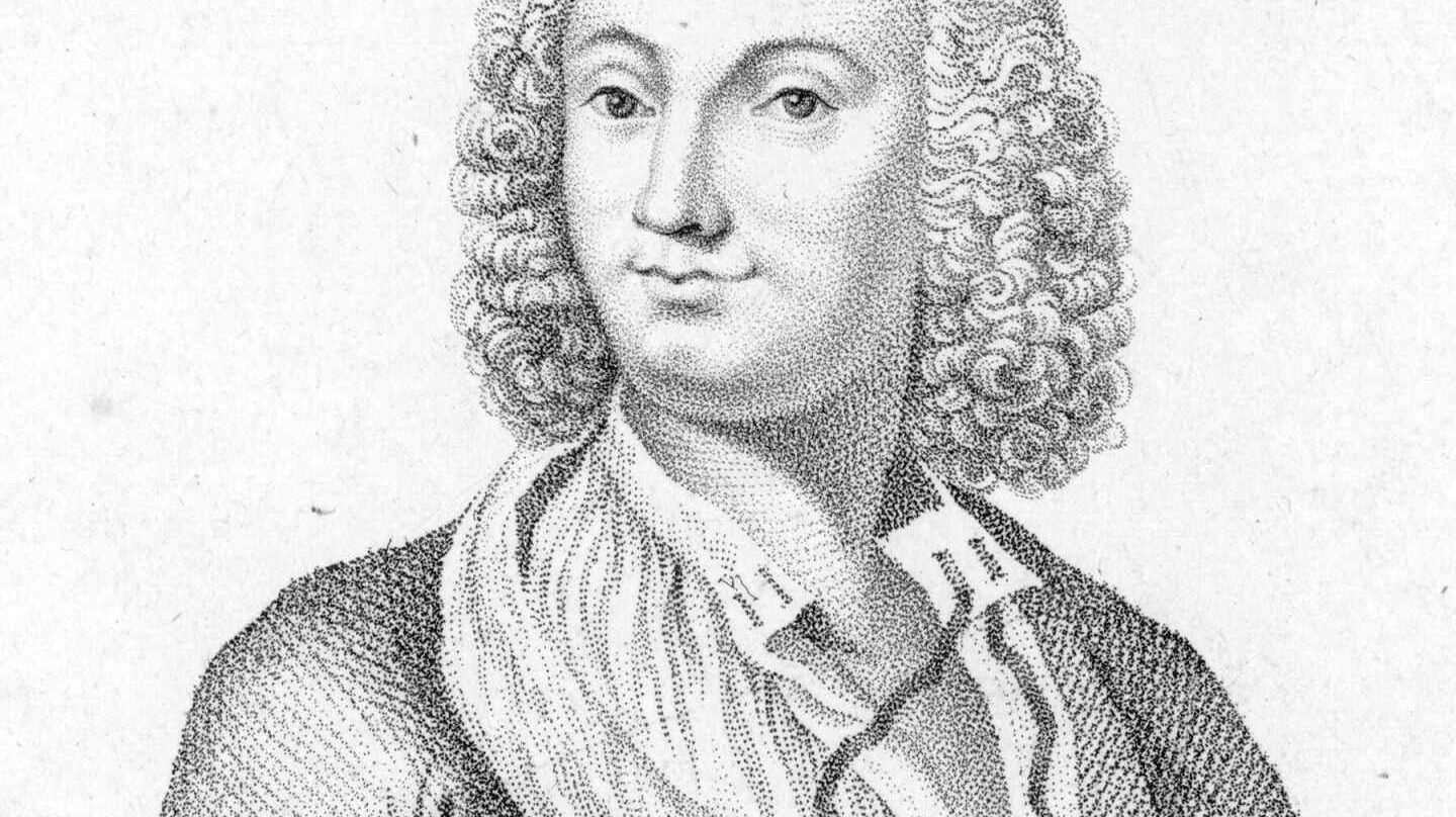 Retrato del compositor Antonio Vivaldi.