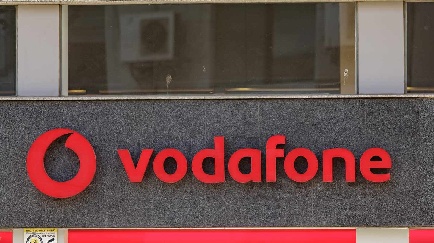 Fachada de una tienda de Vodafone.