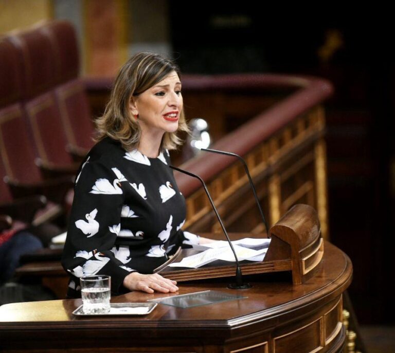 Yolanda Díaz, una voz combativa leal a Pablo Iglesias