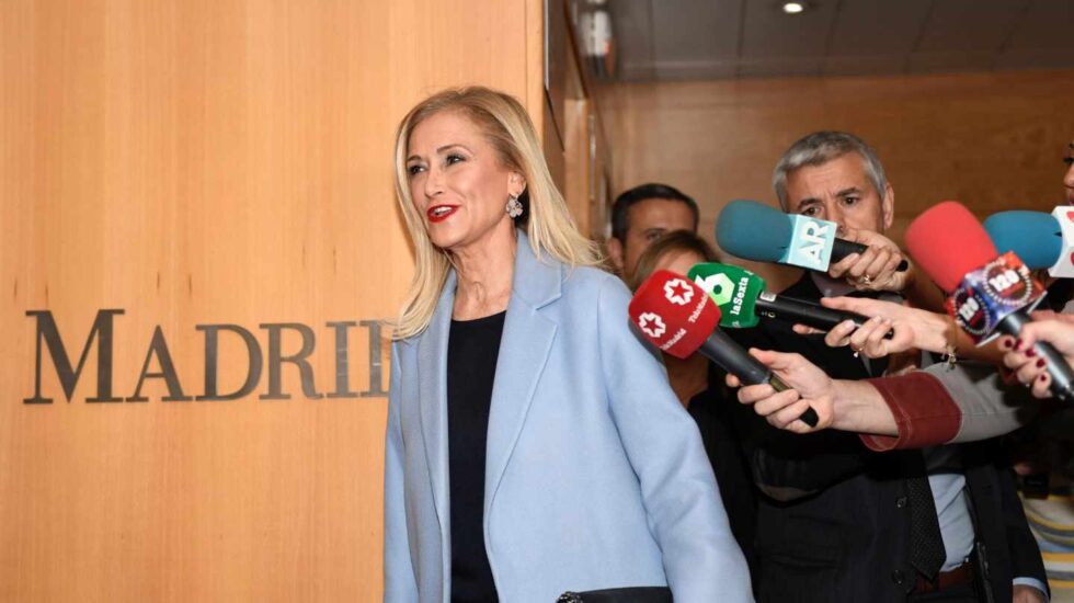 La ex presidenta de la Comunidad de Madrid Cristina Cifuentes.