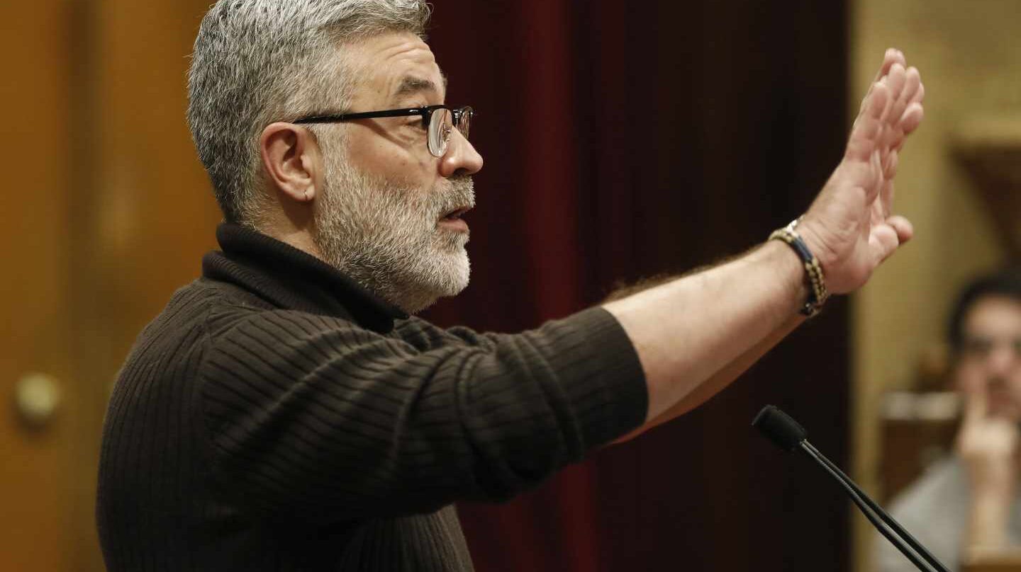 El diputado de la CUP en el Parlament, Carles Riera.