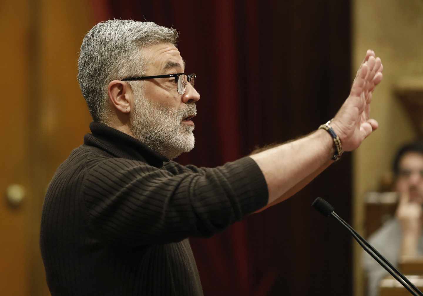 El diputado de la CUP en el Parlament, Carles Riera.