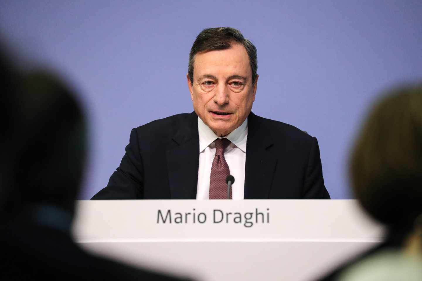 El ex presidente del BCE Mario Draghi.