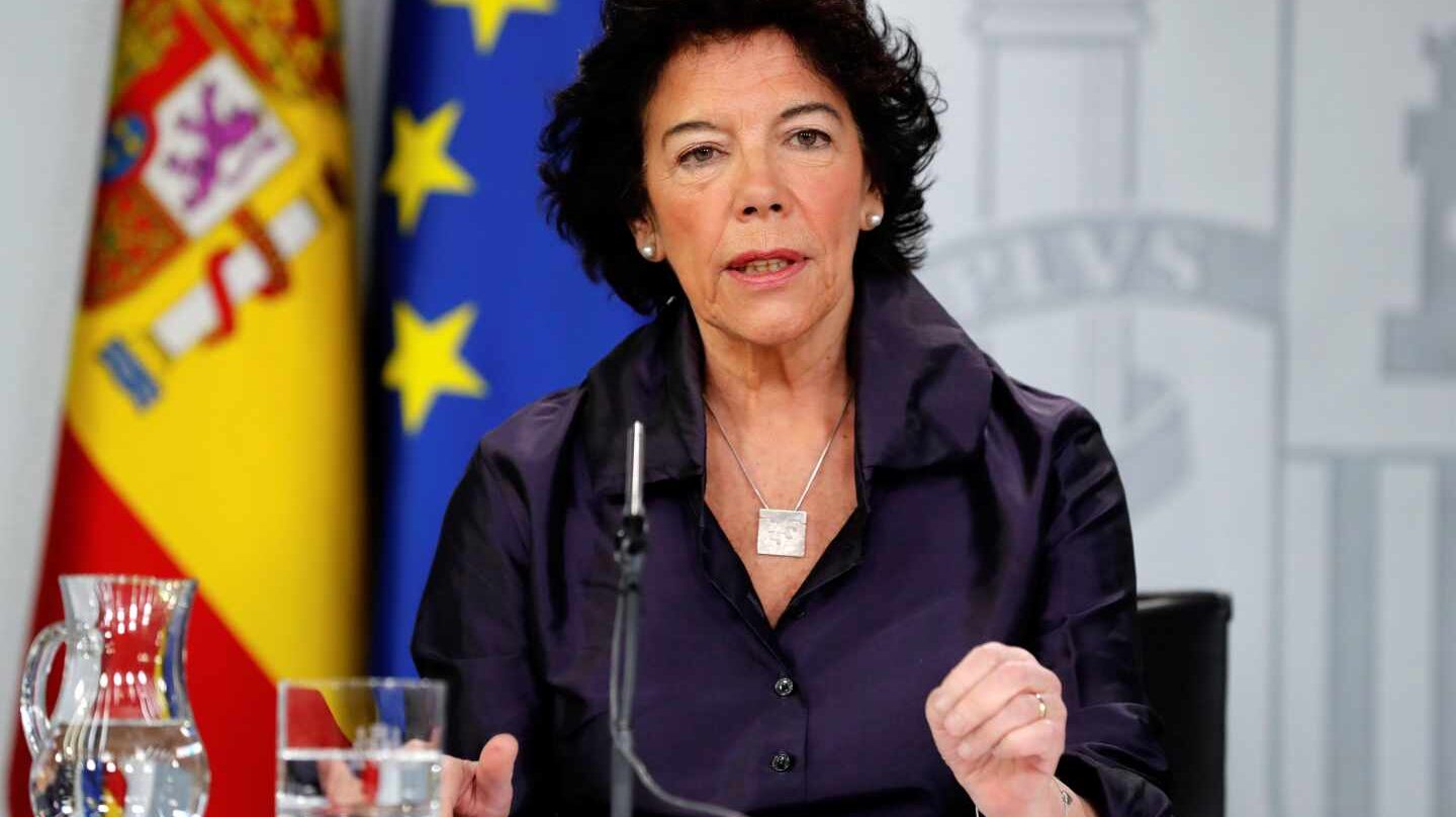 La portavoz del Gobierno, Isabel Celaá.