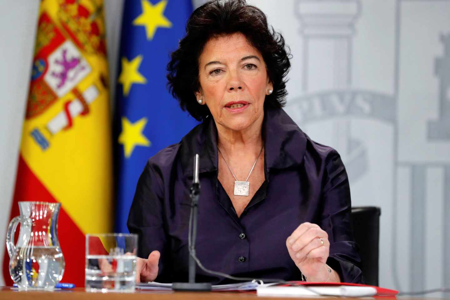 La portavoz del Gobierno, Isabel Celaá.