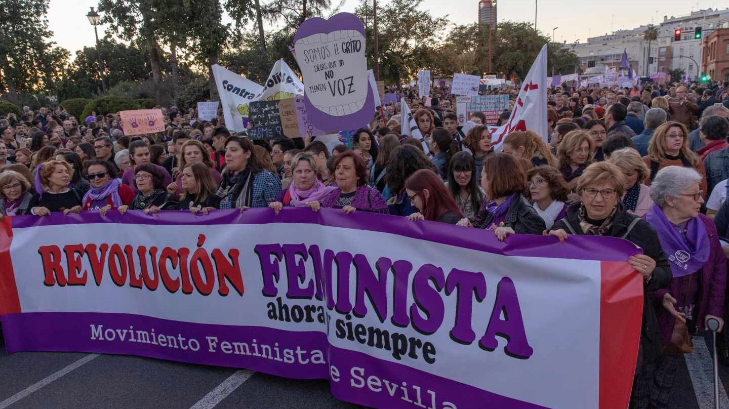 Una de las manifestaciones del 8 de marzo.
