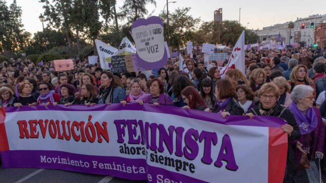 manifestacion mujer 8 marzo Una de las manifestaciones del 8 de marzo.