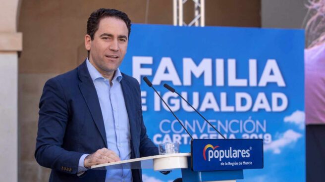El secretario general del PP Teodoro García, en un acto de Familia e Igualdad.