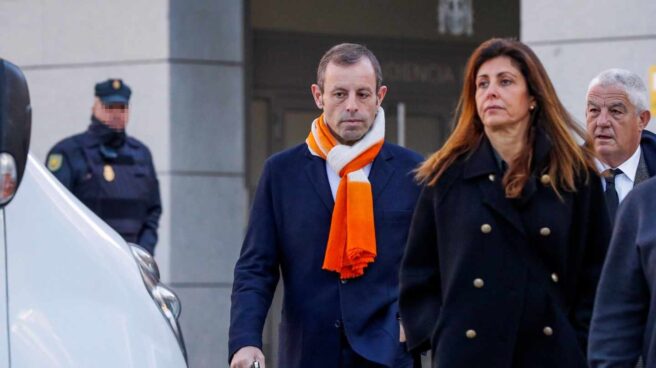 Sandro Rosell llega a la Audiencia Nacional.