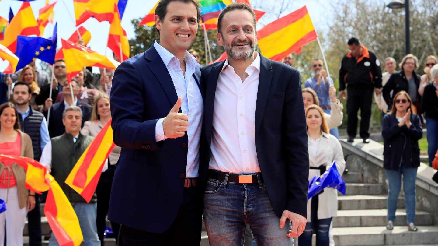 Edmundo Bal, junto al líder de Ciudadanos, Albert Rivera.