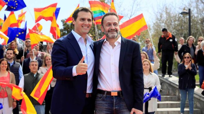 Edmundo Bal, junto al líder de Ciudadanos, Albert Rivera.