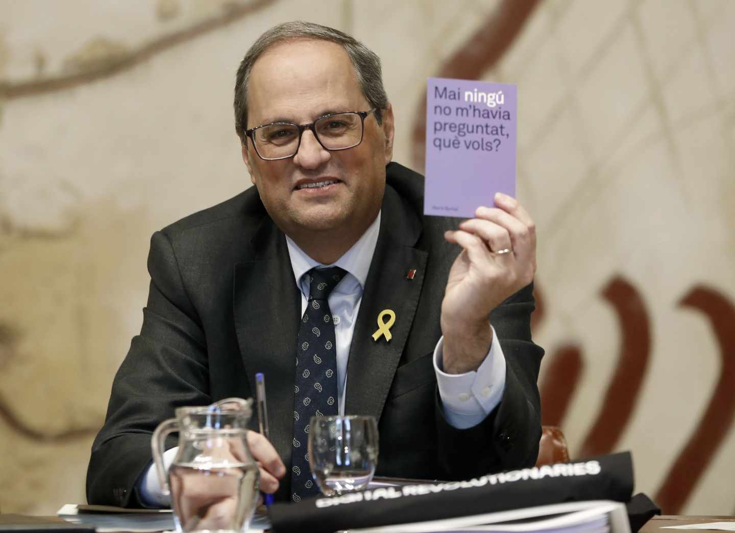 Quim Torra, presidente de la Generalitat.