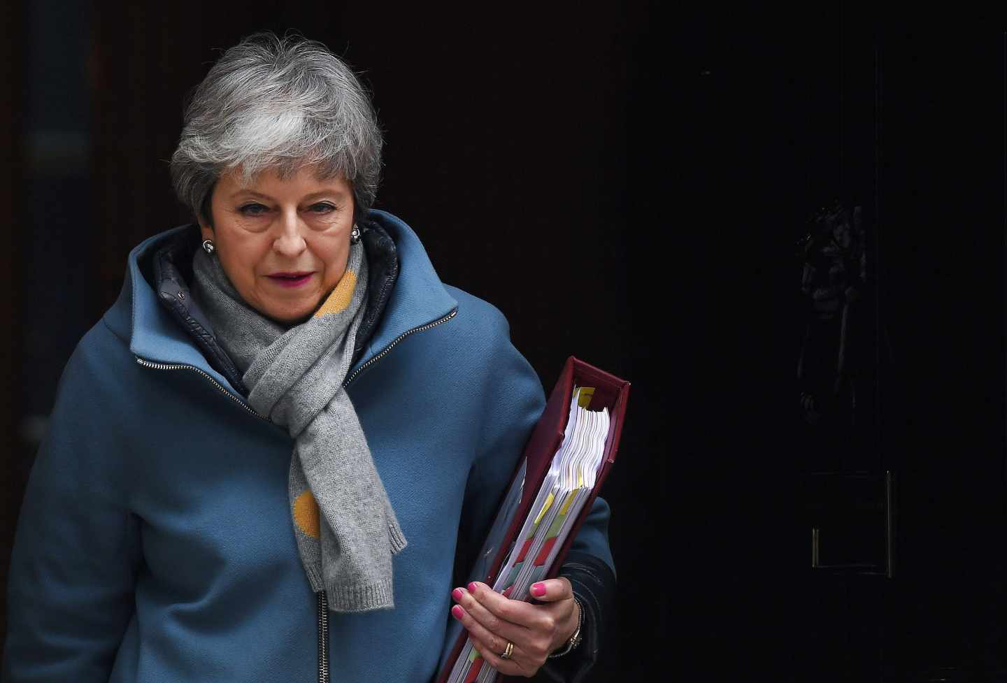 La primera ministra británica, Theresa May.