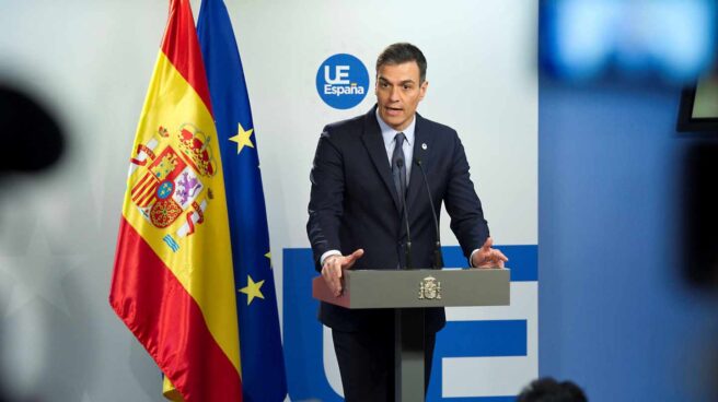 Pedro Sánchez, tras la cumbre en Bruselas.