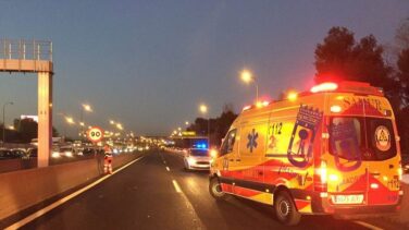 Muere un hombre atropellado en la M-30 de Madrid