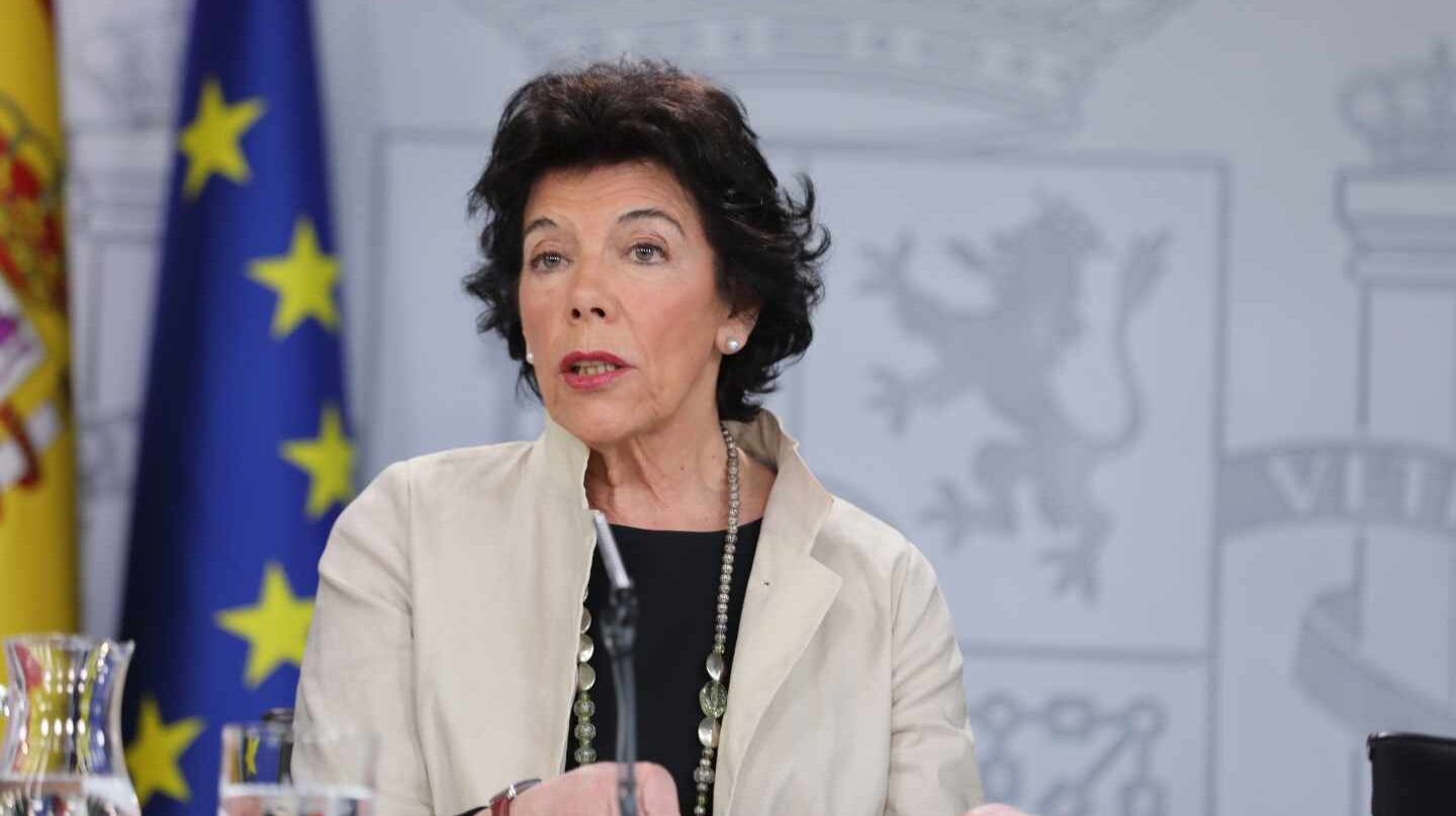 Isabel Celaá, portavoz del Gobierno.