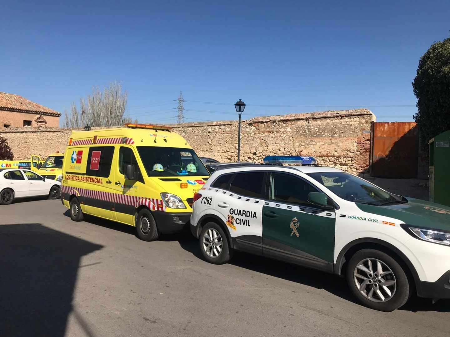 Emergencias y Guardia Civil de Madrid