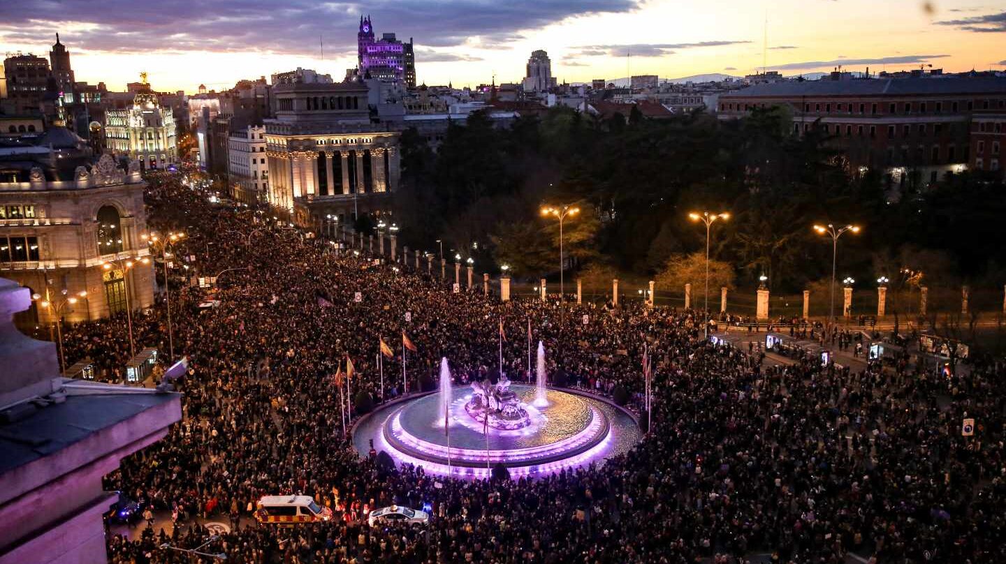 Manifestación del 8-M en Madrid.