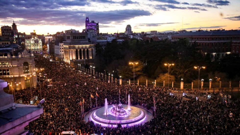 Manifestación del 8-M en Madrid.