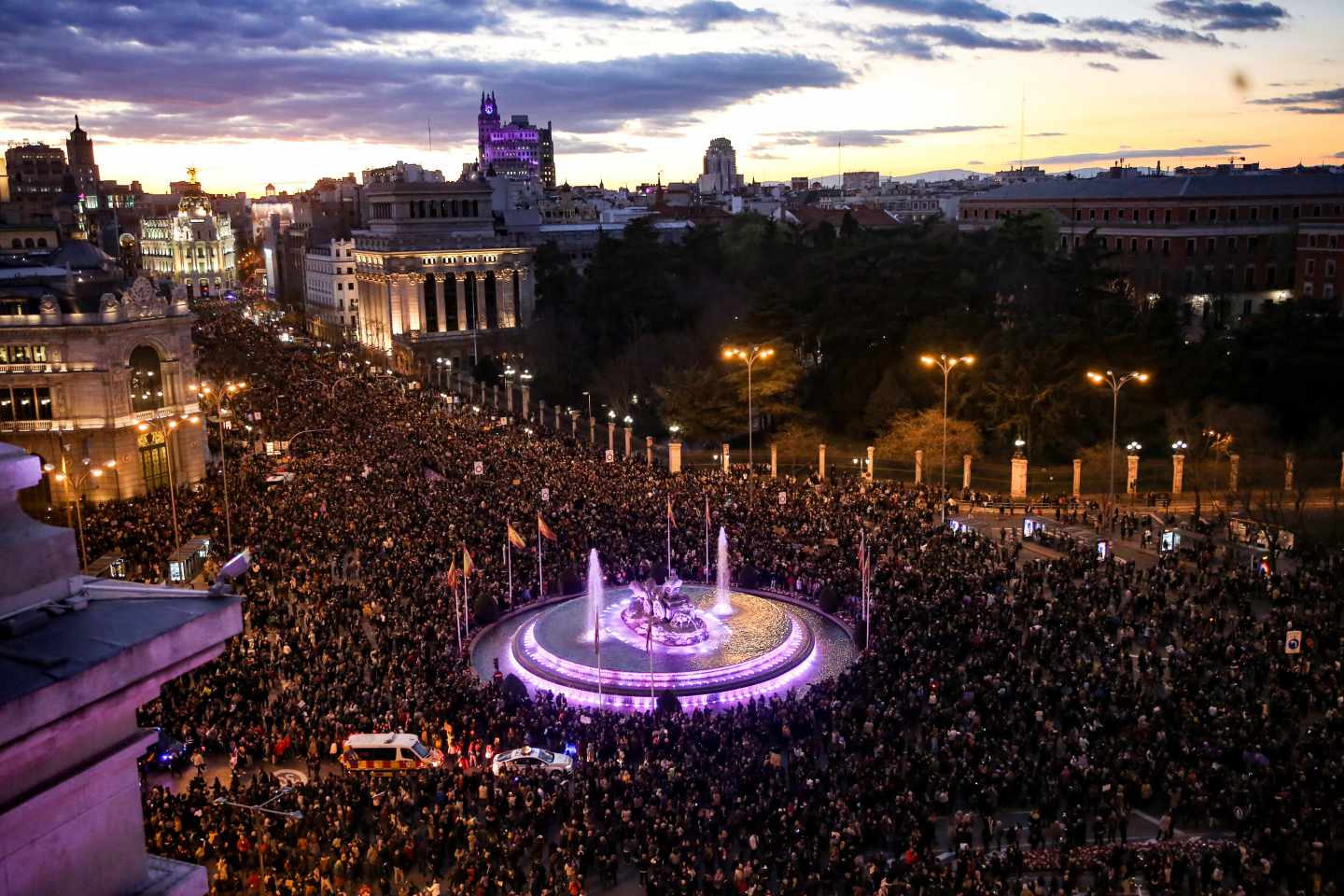 Manifestación del 8-M en Madrid.