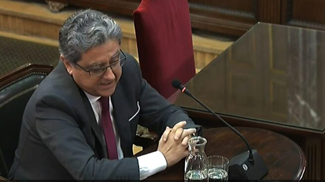 Enric Millo, ex delegado del Gobierno en Cataluña, durante su declaración ante el Tribunal Supremo.