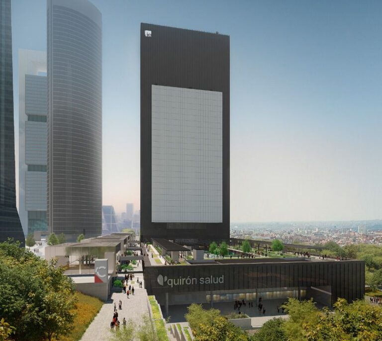 'Torre Caleido': el quinto rascacielos de Madrid comienza su ascenso