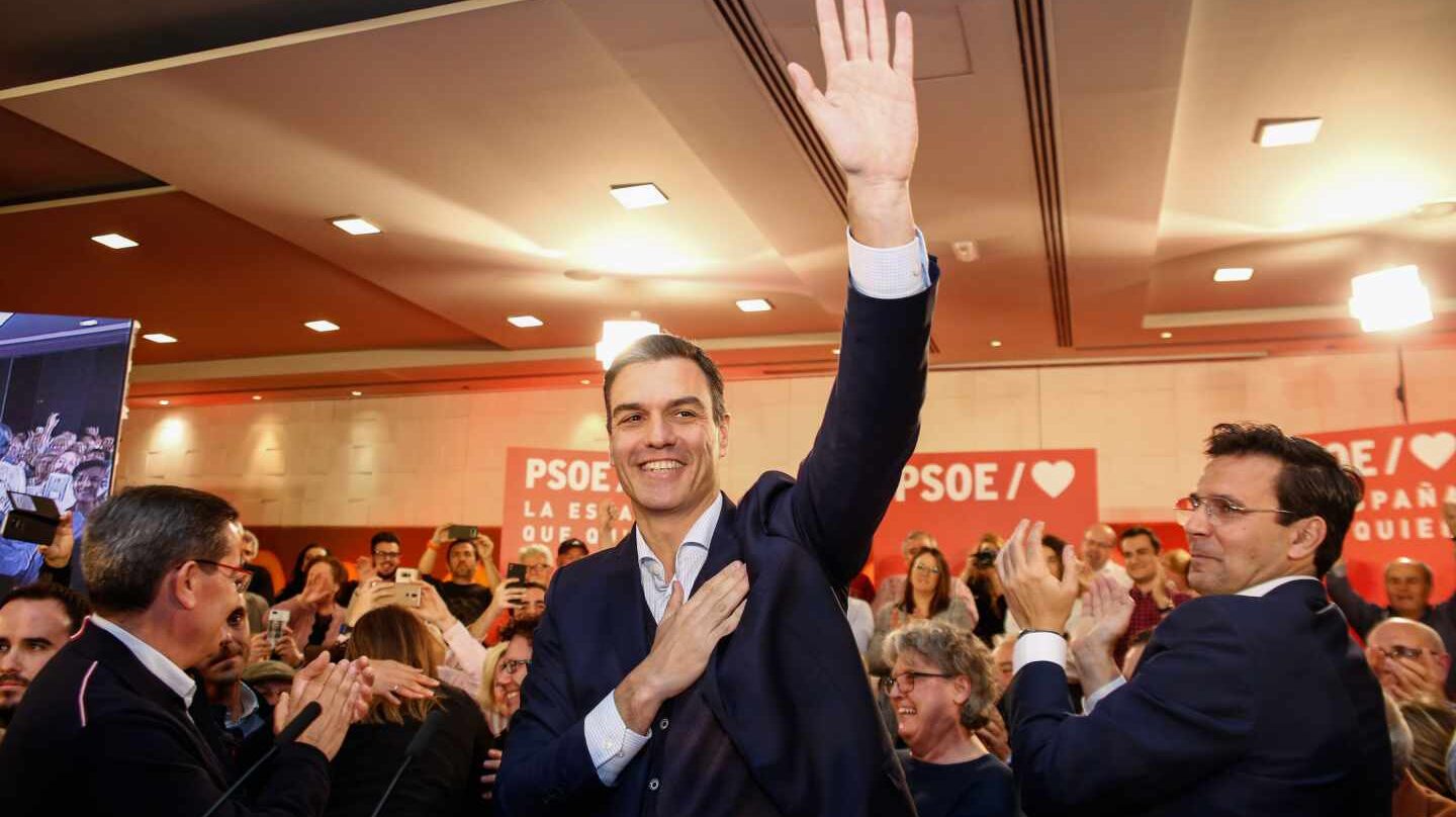 Pedro Sánchez, en un acto en Granada.