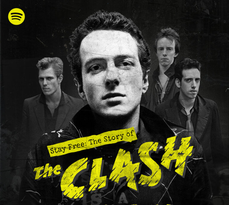 La historia de la legendaria banda de punk rock The Clash en una serie en podcast